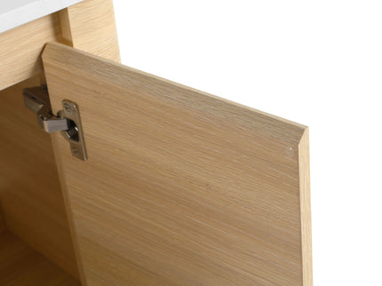 Mounted Bathroom Vanity With Art Sink & 2 Soft Close Doors