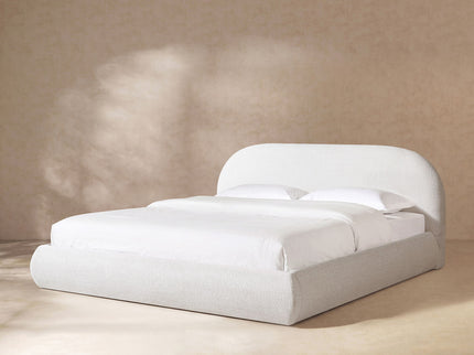 Archie Puffy Grounded - Upholstered Platform Bed
