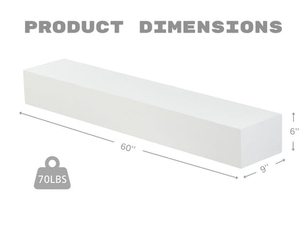 Fireplace Mantel Floating Shelf For Home Decor