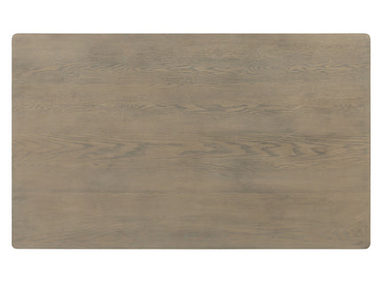 Rectangular Dining Table Set For 6 With Upholstered Barrel Back Chairs