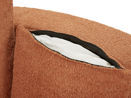 360° Swivel Accent Barrel Chair With 3 Removable Pillows For Living Room
