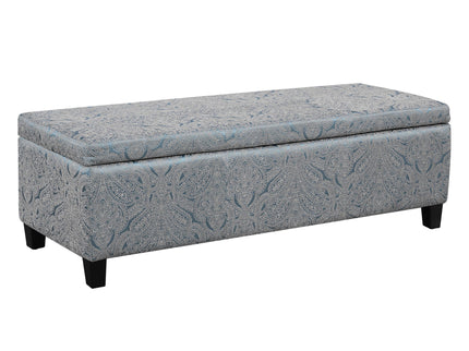 Indoor Storage Ottoman Bench With Hidden Storage - Pattern