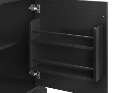 Modern Bathroom Vanity With Sink Top, 4 Drawers And 1 Soft-Close Door