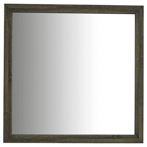 Funston - 4 Piece Queen Bedroom Set With Upholstered Headboard - Oak