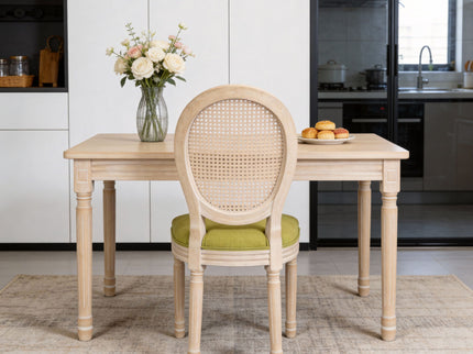 French Country Dining Chairs & Round Back (Set of 2)