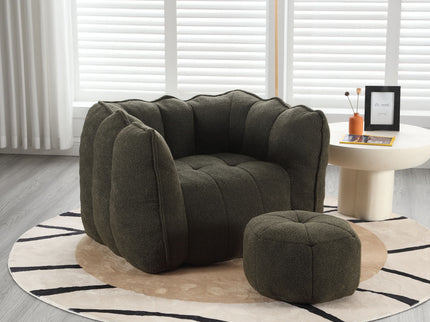 Soft Bean Bag Chair With High Resilient Foam