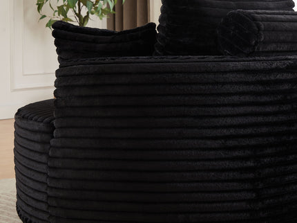 Modern Single Sofa With Backrest Pillow For Living Room