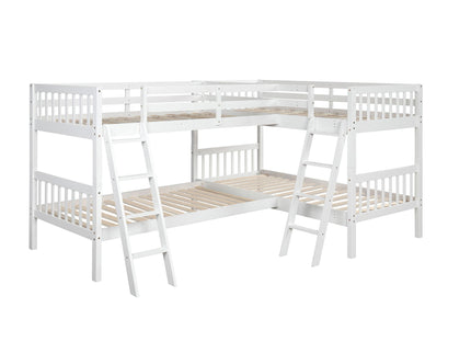 L Shaped Bunk Bed With Ladder