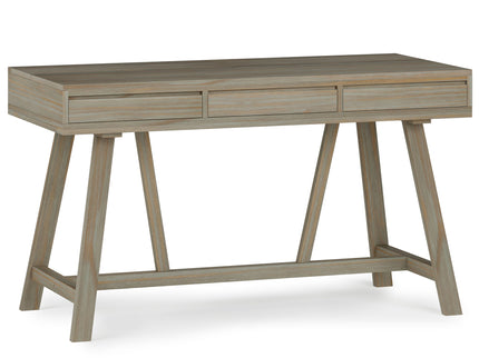 Bowman - Flip Up Desk - Distressed Gray