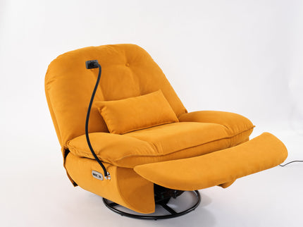 Power Recliner Swivel Glider USB Charger With tooth Music Player, Sleep, Working, Game And Leisure