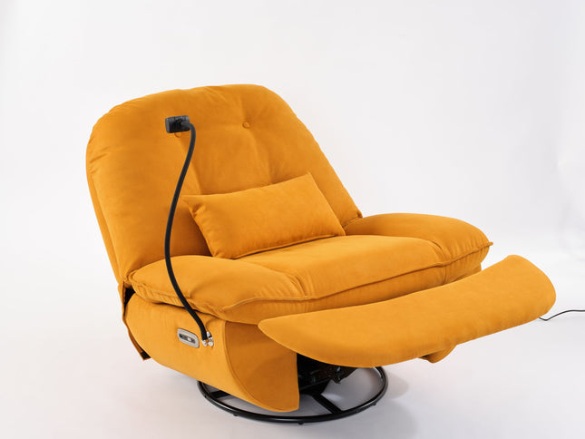 Power Recliner Swivel Glider USB Charger With tooth Music Player, Sleep, Working, Game And Leisure