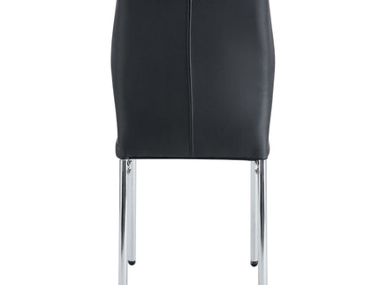 Luxury Simple High Resilience Dining Chair With Metal Legs