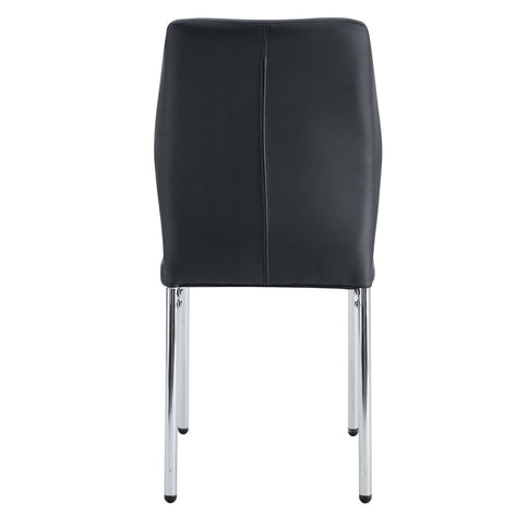 Luxury Simple High Resilience Dining Chair With Metal Legs