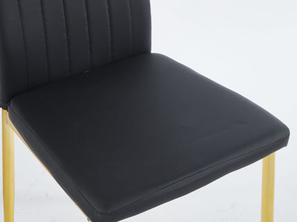 Dining Chair (Set of 4) - Golden Black