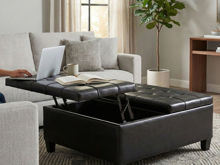 Harrison - Large Coffee Table Storage Ottoman