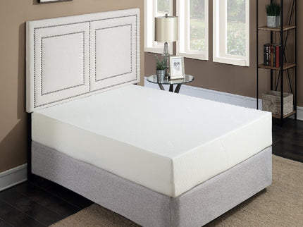 10" Plush Gel Memory Foam Mattress Bed With Cooling Technology, Aloe Vera Cover