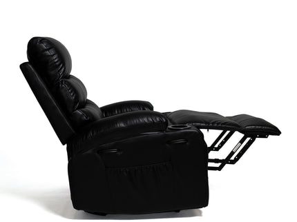 Large Size Electric Power Lift Recliner Chair Sofa With 8 Point Vibration Massage And Lumbar Heat