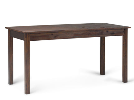 Monroe - Desk - Distressed Charcoal Brown