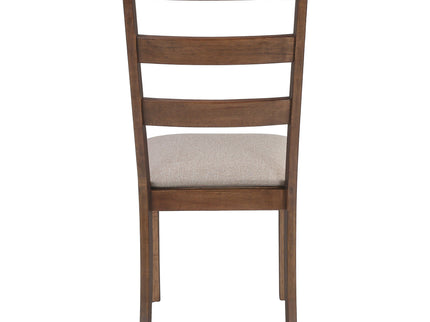 Dining Chair, Side, Upholstered For Dining Room, Transitional (Set of 2) - Beige