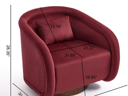 Swivel Accent Chair With 360 Degree Rotating