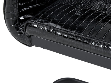 Alligator Skin Upholstered Dining Chairs