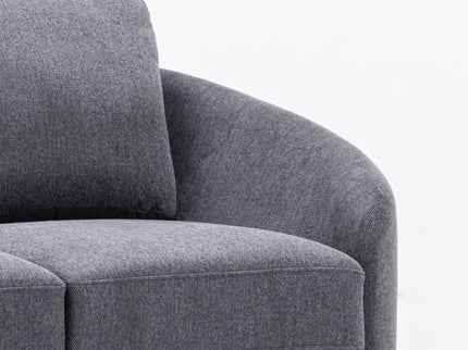 Yuina - Linen Loveseat - Gray