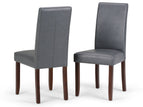 Dark Gray / Faux Leather
