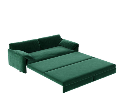 Queen Pull Out Sofa Bed, 3 In 1 Convertible Sleeper Sofa With Side Storage