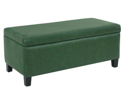 Storage Ottoman With Flip Top Lid