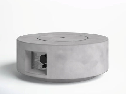 Reinforced - Propane Gas Outdoor Fire Pit Table With Lid
