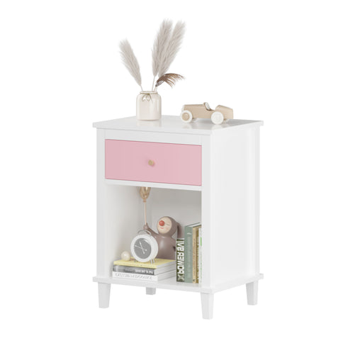 Nightstand With 1 Drawer 1 Shelf