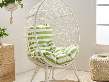 Cosmos - Round Hammered Iron Teardrop Chair