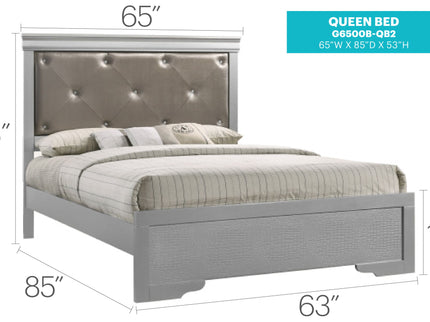 Chic Elegantly Designed Transitional Bed