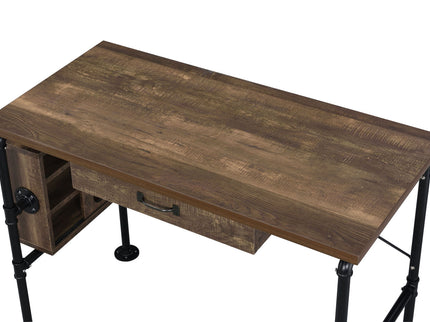 Endang - Writing Desk - Weathered Oak / Black