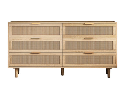 Modern 6 Drawer Storage Cabinet For Bedroom