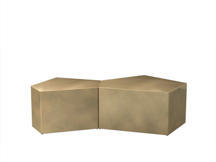 Irregular Pentagon Nesting Coffee Table Set