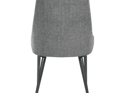 Side Chairs Upholstered With Tapered Legs (Set of 2) - Gray