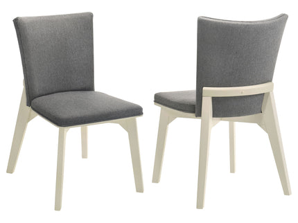 Jean - Upholstered Dining Side Chair (Set of 2) - Gray
