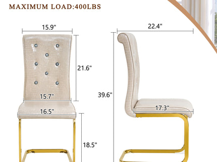 Elegant Design Alligator Skin Upholstered Dining Chairs