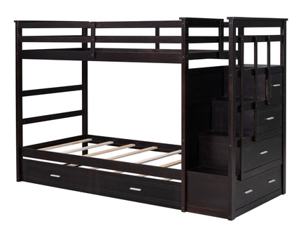 Bunk Bed With Trundle And Staircase