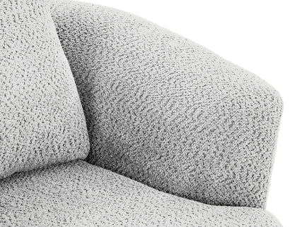 360° Swivel Barrel Sofa Chair With Throw Pillow, Upholstered Accent Chair