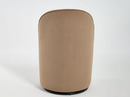 360 Degree Swivel Armless Dining Barrel Chair