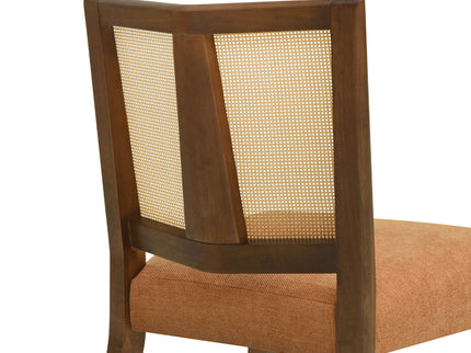 Mid Century Rattan Dining Chair Without Arms Set