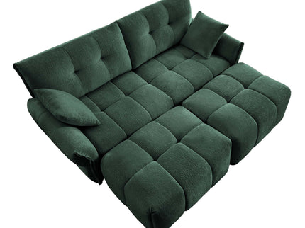 Sofa Set With Ottoman And Pillows, Textured, High Resilience Cushions