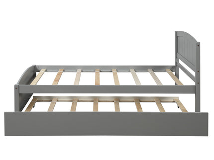 Platform Bed & Headboard, Footboard And Wood Slat Support