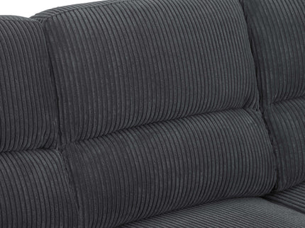 Vintage Inspired 3 Seat Sofa With Tufted Cushions