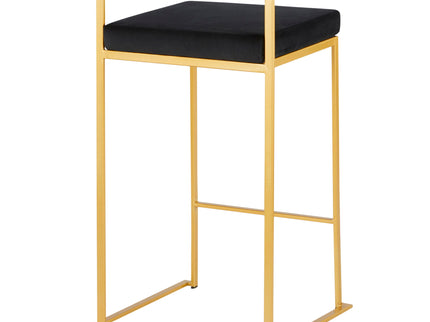 Fuji - Contemporary / Glam Design Counter Stool (Set of 2)