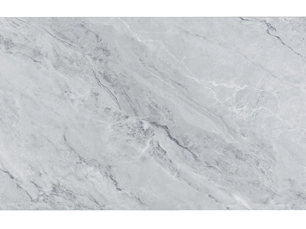 Landon - Coffee Table With Glass Marble Texture Top And Bent Wood Design