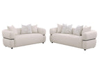 Beige / 2 Pc. Sofa, Loveseat
