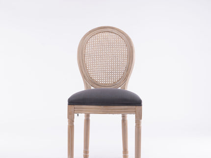 French Country Dining Chairs & Round Back (Set of 2)